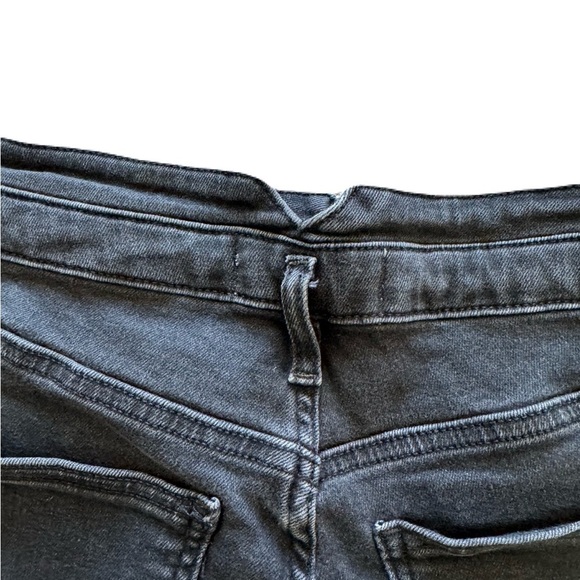 Women's Free People We The Free Black Denim Shorts summer Beach Y2K Size 28 - Picture 5 of 6